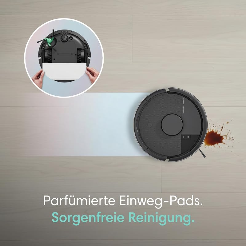 Roomba Mini Saugroboter mit Wischfunktion, AutoEmpty Basis, LiDAR