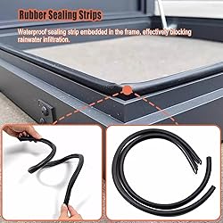 YLLFFLL Roof Access Hatch Door Roof Skylight rain