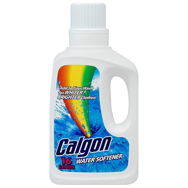 CALGON LIQUID WATER SOFTENER, BRIGHTER CLOTHES, LAUNDRY DETERGENT...