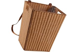 Baoblaze Rustic Outdoor Carrier Backpack Basket PP Material for Farmers Market Sturdy Portable Multipurpose Tea Leaves Pickin