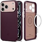 Spigen for iPhone 17 Pro Case, Nano Pop MagFit [TPU Covered Camera Control] [Compatible with MagSafe] - Burgundy Bean