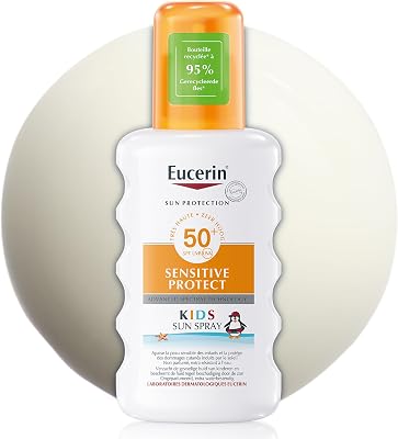 Sun Sensitive Kids Spray Corps Solaire SPF50+, Soin Anti-UV, 200 ml