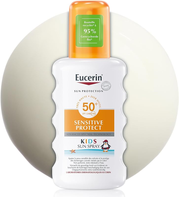 Sun Sensitive Kids Spray Corps Solaire SPF50+, Soin Anti-UV, 200 ml