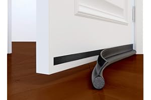 MCDILS Under Door Draft Blocker Door Draft Stopper 32 to 38 inches Weatherproofing Door Seal Strip Draft Stopper for Bottom of Door Noize Reduction Sound Proof Door Draft Blocker Weatherstripping