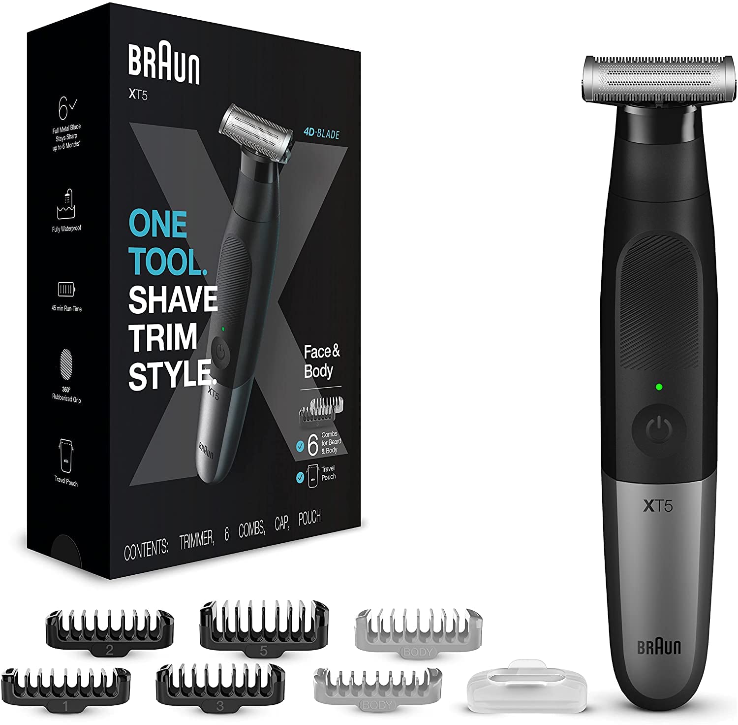 Rasoir-Tondeuse Hybride Braun Series XT5