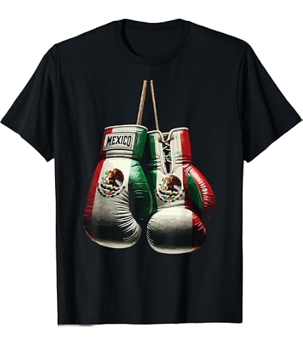 Amazon.com: Mexican Vintage Style Boxing Great Boxing T-Shirt