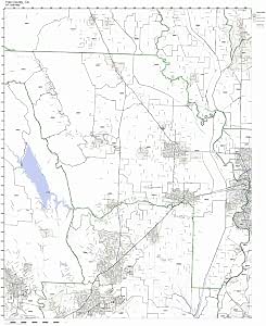 Amazon.com: Yolo County, California CA ZIP Code Map Not Laminated: Home