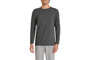 Latuza Men's Viscose Pajama Top Long Sleeves Sleep T-Shirt