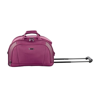 Safari Polyester 66 cms Maroon Softsided Suitcase (Torch)