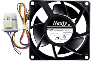NEXJY Upgraded (OEM) WR60X26866 V80E14MS2A3-57A611 Refrigerator Evaporator Fan Motor, Compatible with GE Refrigrator, Replace WR60X26033, WR60X10341, WR60X10356, WR60X10357 etc- 10 Years Warranty