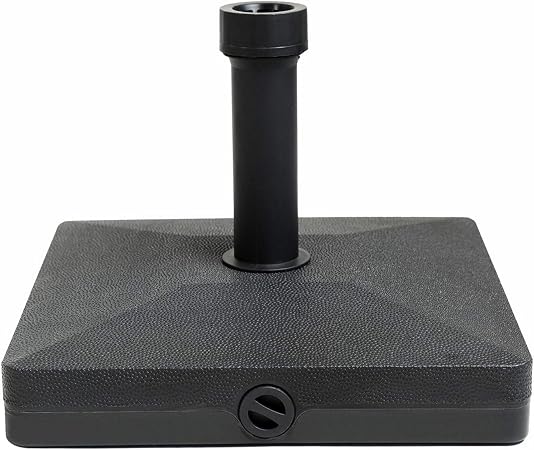 Amazon Com C Hopetree Base Stand For Outdoor Patio Market Umbrella 64 Lbs Square Black Garden Outdoor