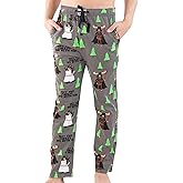 Lazy One Funny Moose Pajama Pants for Men, Men's Separate Bottoms, Lounge Pants