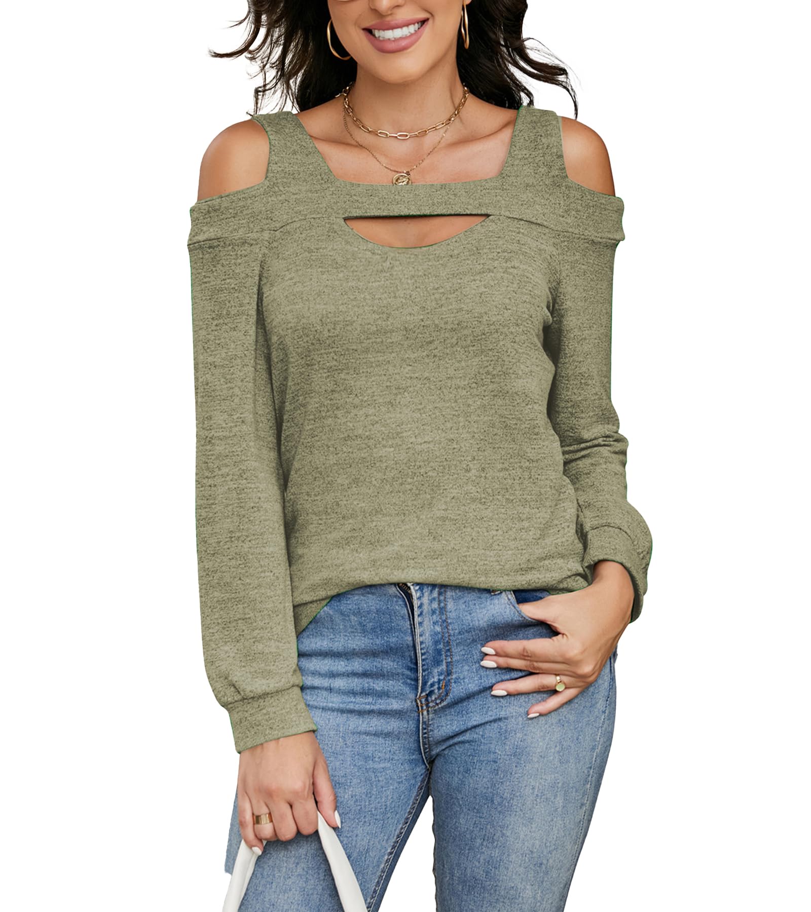 Sexy Solid Color Hollow Out Off Shoulder Tops