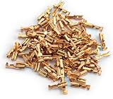 Heschen 2.8mm Female Spade Crimp Terminals 100pc Non-Insulated Brass 0.5-0.8mm view 8