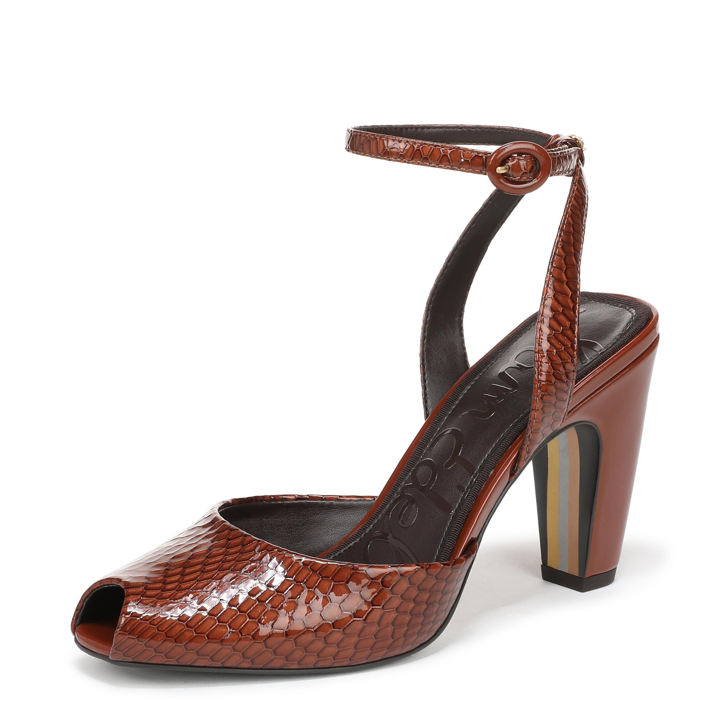Sam Edelman Women’s Wrenna Heeled Sandal Antique Copper 5.5 M