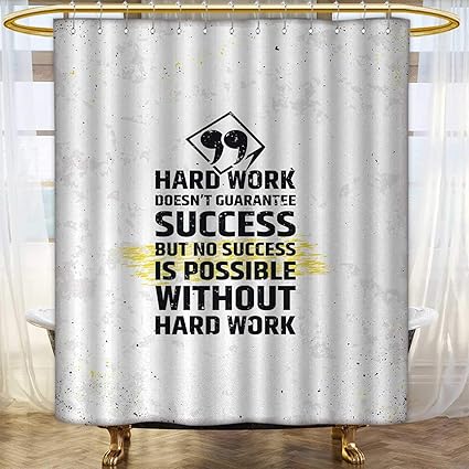 Amazon Com Anhounine Motivational Shower Curtains Sets Bathroom