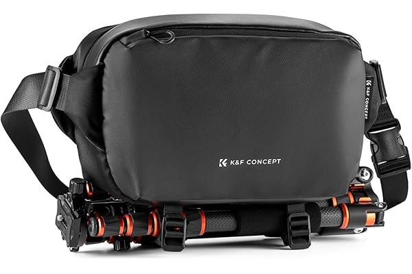 K&F CONCEPT Camera Sling Bag Crossbody Bag Waterproof Camera Shoulder Backpack DSLR/SLR/Mirrorless Camera Case