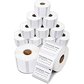 Aegis Adhesives - 2-1/4" X 1-1/4" Replacement for DYMO 30334 (12 Rolls/12000 Labels) Direct Thermal UPC Barcode Labels - Compatible with LabelWriter 450, 450 Turbo, 4XL Printers (NOT 550, 5XL)