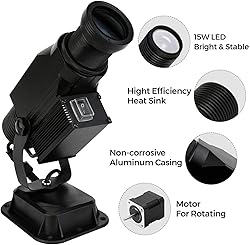 LED Logo Gobo Projector IP65 Waterproof with Manual
