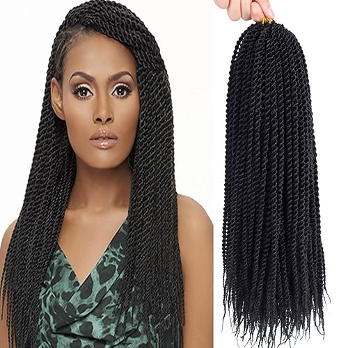 Befunny 22 8packs Crochet Senegalese Twist Braids Hair Small Senegalese Twists Crochet Hair Micro Long Havana Mambo Twist Crochet Braids For Black Women 24strands Pack 22 1b Black Color In Kuwait Whizz