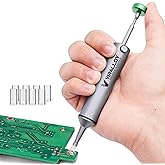 Solder Sucker Tool No Clog Silicone-Tip Manual Desoldering Pump Soldering Accessories for Solder Remover – Unrivaled Suction 