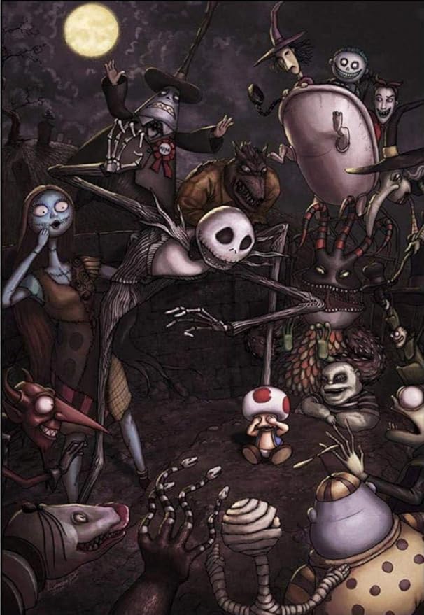 5D Diamond Painting Kits Vivili Nightmare Before Christmas Crystal