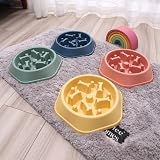 CAISHOW Slow Feeder Dog Bowl for Small Medium Dogs Non Slip Base view 8