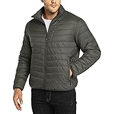 33,000ft Men's Puffer Jacket Lightweight Packable Winter Jacket