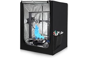 SOHIDA 3D Printer Enclosure, 3D Printer Cover Protective, Constant Temperature Fireproof Dustproof Noise Reduction 25.59 * 21.65 * 29.53" for Ender 3 Pro/Ceality Ender 3/Ender 3V2/Ender 3S1/Anycubic Elegoo