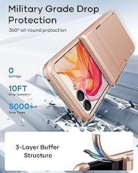 ATATOO for Motorola Razr+ Plus 2024 Case with Card