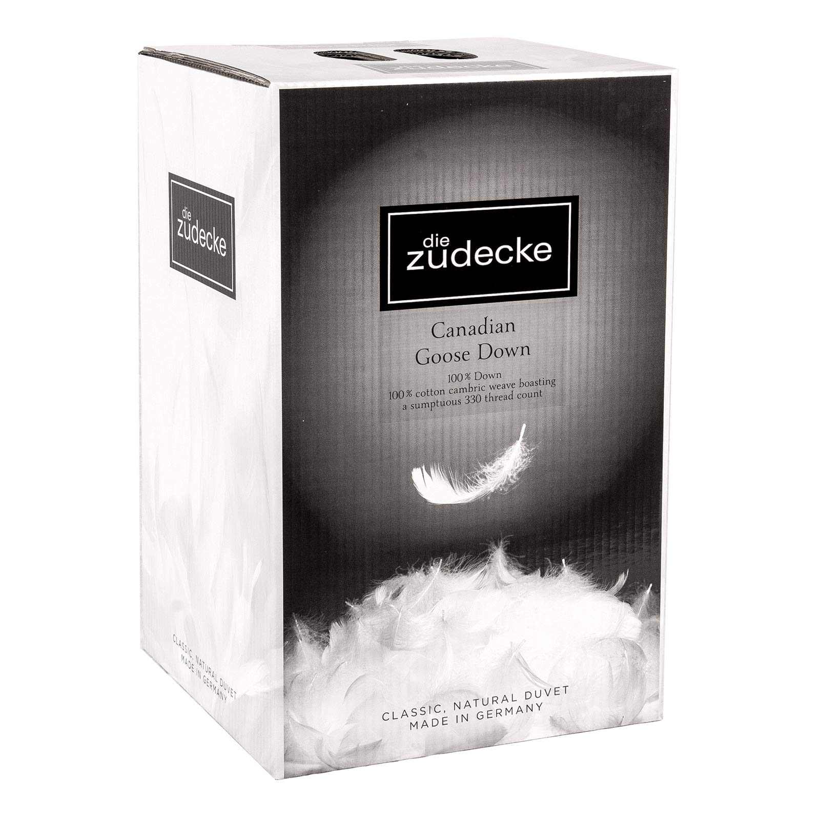 Surrey Down Luxury 100% Canadian White Snow Goose Down Duvet/Quilt, 9 Tog - King Size