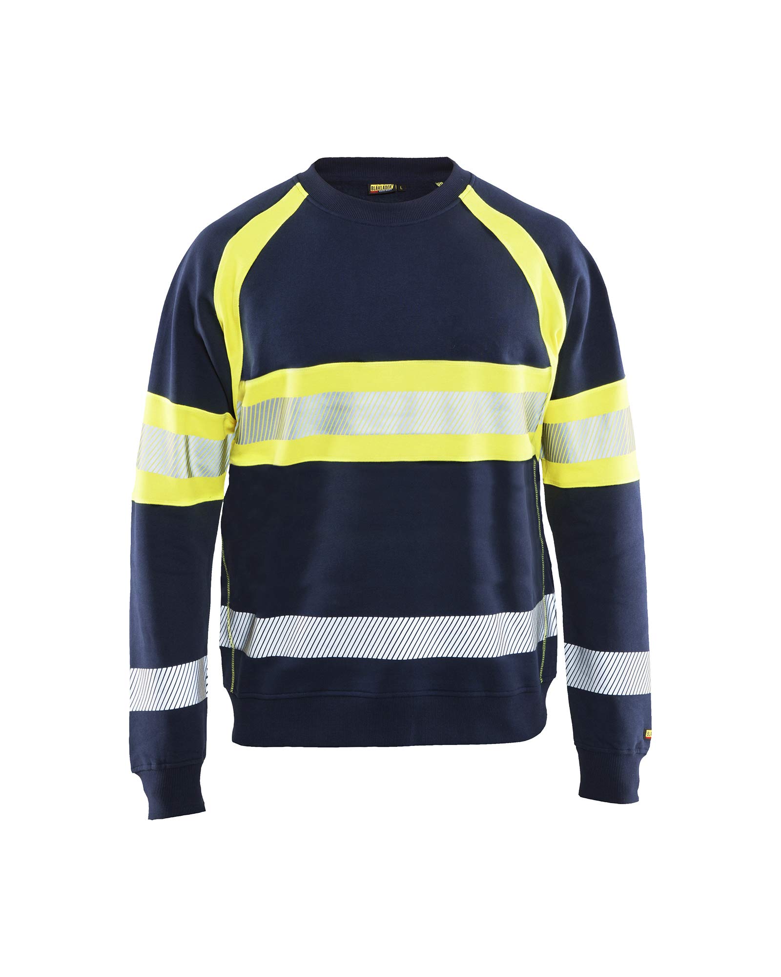 BLÅKLÄDER Hi Vis sweater Men L Navy blue/Yellow
