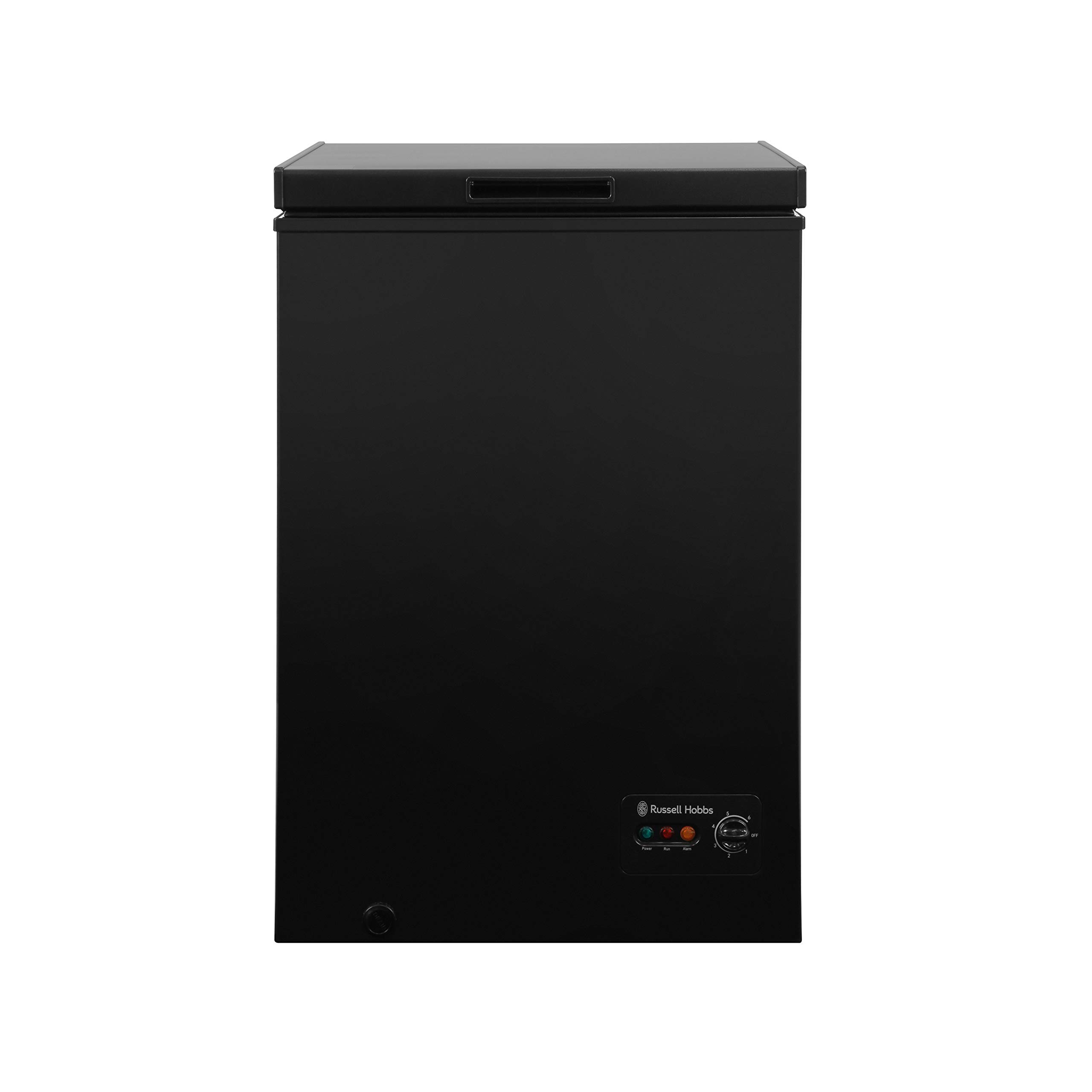 Russell Hobbs RHCF99B Freestanding Chest Freezer, Garage Safe, 99 liters, Black, Noise level: decibels 41