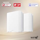 ASUS ZenWiFi BT10 Tri-band WiFi 7 Mesh 18 Gbps 2 Pack Dual 10G Ports view 2