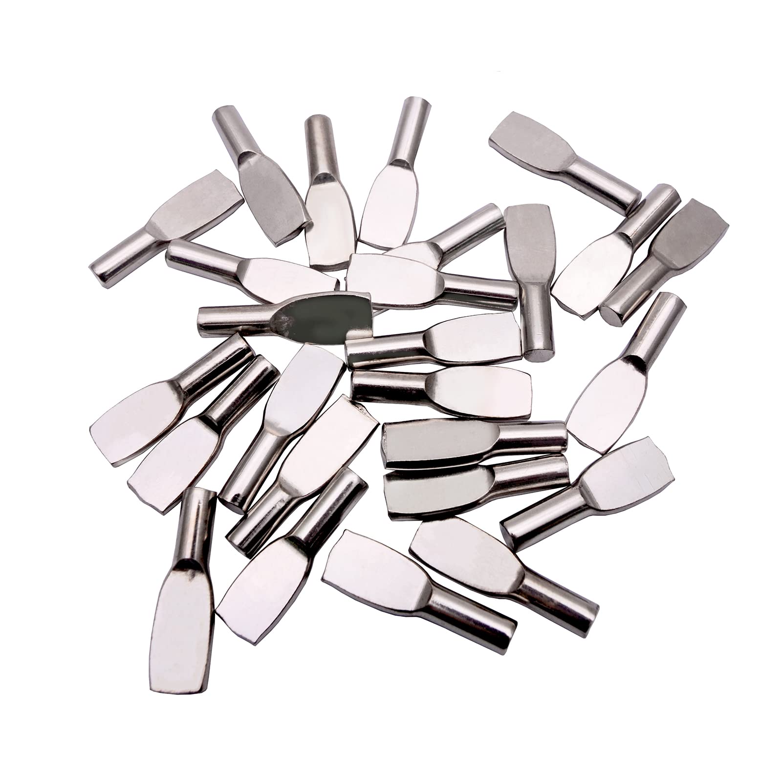 25 Packs Shelf Pins, 7 mm Shelf Support Pegs Spoon Shape Cabinet Furniture