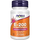NOW Supplements, Vitamin E-200 IU Mixed Tocopherols, 100 Softgels