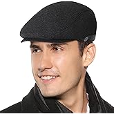 Sumolux Mens Newsboy Hat Flat Cap Gatsby Newsboy Lvy Irish Hats Driving Cabbie Hunting Cap