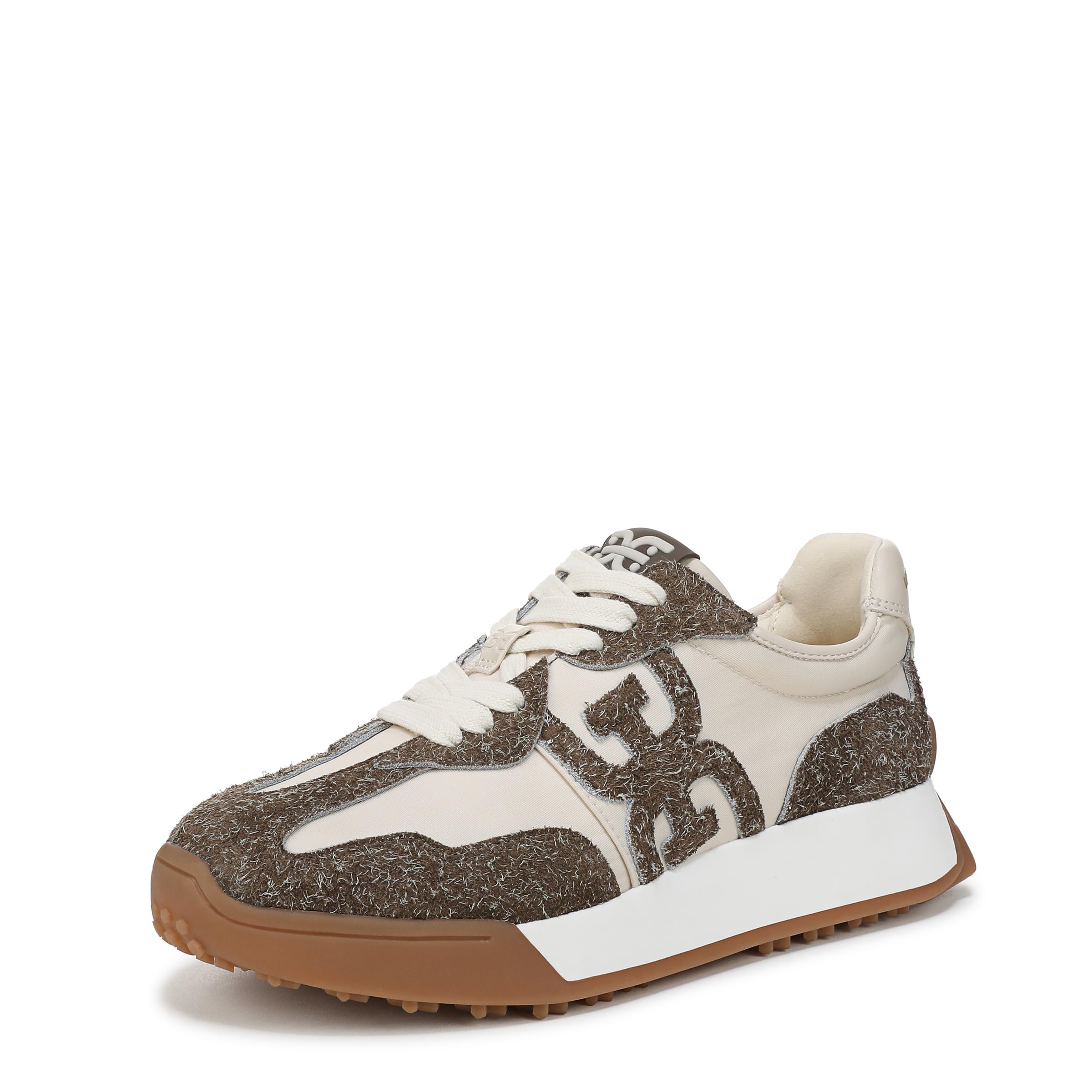 Sam Edelman Women's Langley Sneaker Taupe/Off White 5 M Image