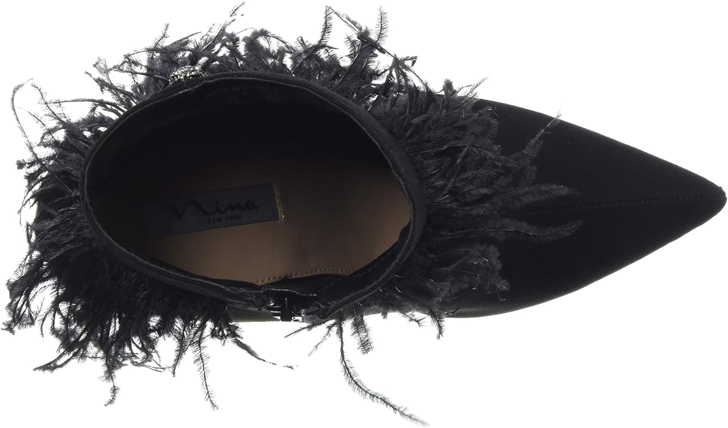 nina danella feather bootie