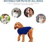Jodsen Warm Puppy Sweater Small Dogs Knitted Pullover Turtleneck Blue XS-S view 7