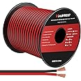 VIABRICO 10Gauge 100FT Electrical Wire Cable Flexible Wire Extension Cord 10AWG Copper Clad Aluminum Copper Wire 2 Conductors