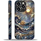 ZHEGAILIAN Case for iPhone 15 Pro Max,The Sun Shines On The Waves for 2 in 1 Hard Shell + Soft Silicone,Shockproof Bumper Drop Protective Case for iPhone 15 Pro Max