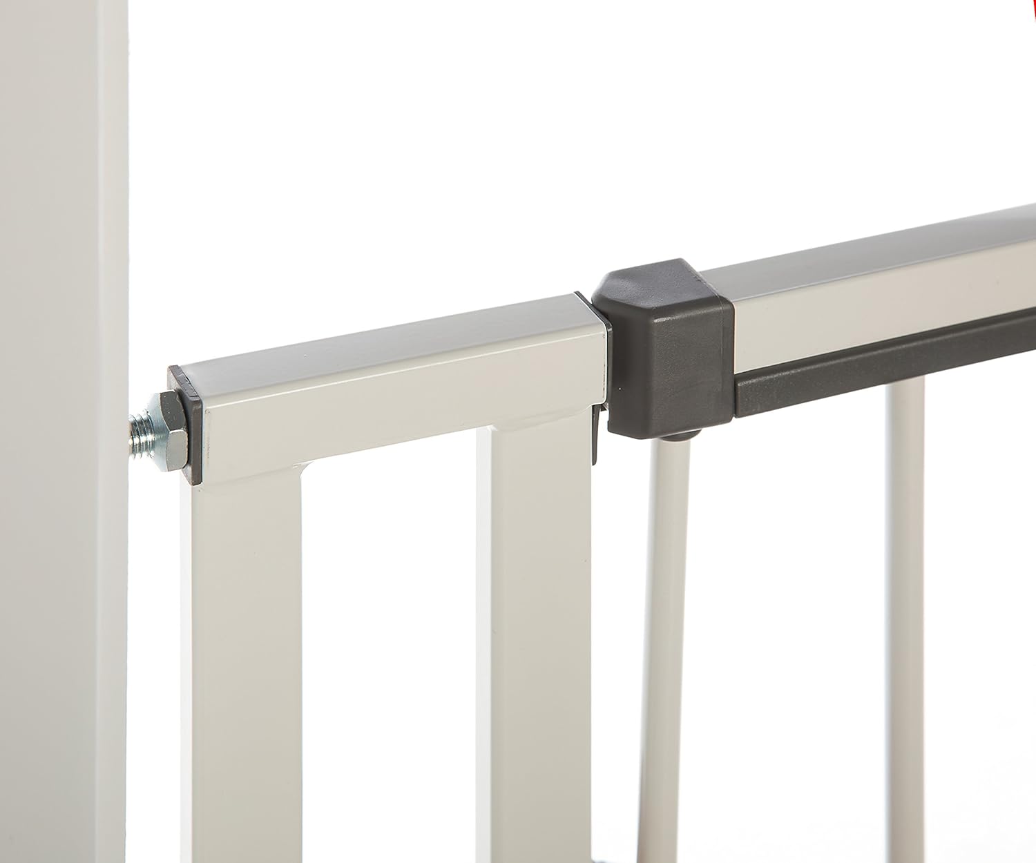 Geuther Easylock Mesh Barrier White and Silver Size: 84.5 - 92.5 cm, 84,5 - 92,5 cm - Image 4