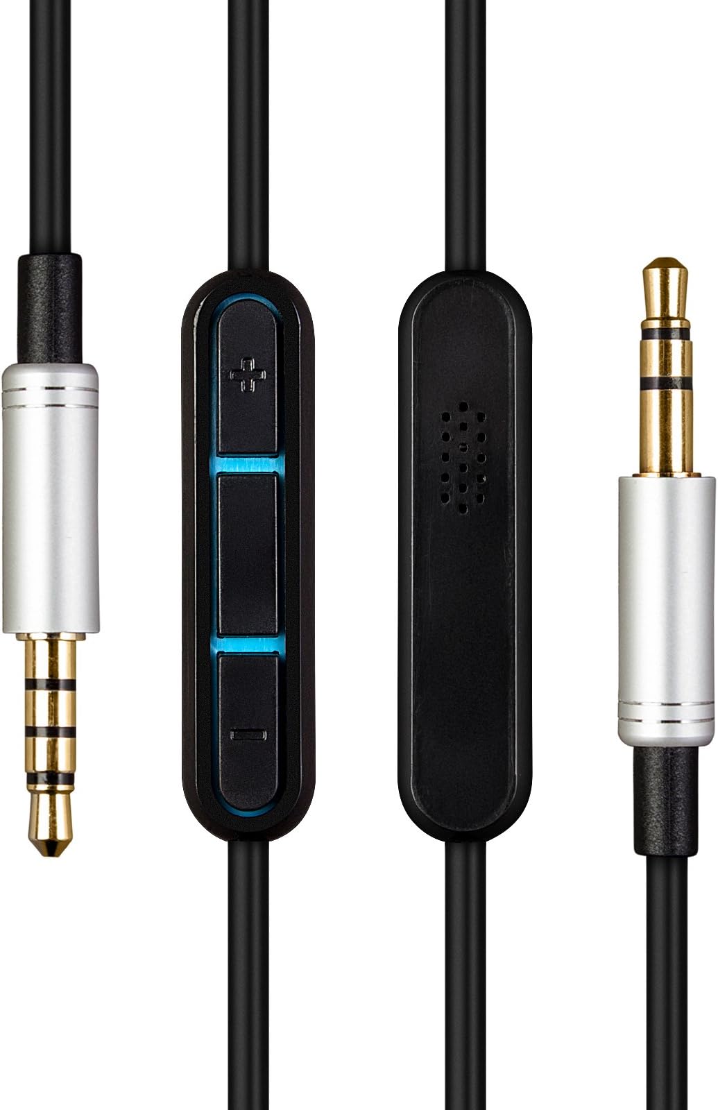 Cordable Replacement Cable for Skullcandy Crusher Aviator 2.0 – Upgrade Audio Cord For Skullcandy Crusher AVIATOR 2.0 & w/Remote Volume Control and Mic for IOS