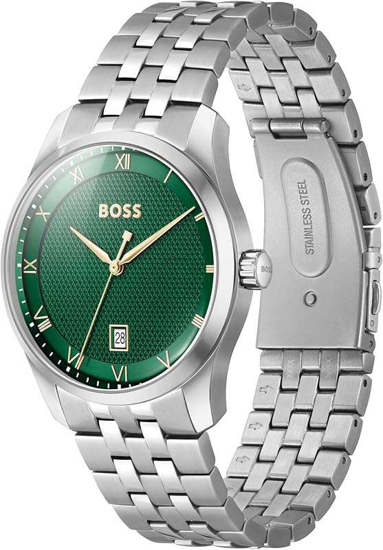 Orologio con Movimento al Quarzo a Tre Lancette da Uomo Collezione PRINCIPLE con Cinturino in Acciaio Inossidabile Argentato - 1514124
