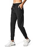 SANTINY Women's Joggers Pants Pockets Drawstring