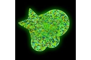 Gytera 3 Pack Picky Fidget Pads for Adults Kids, Glow at Night Round/Heart/Star Skin Picking Toys, Squeeze Fidget Toys Silicone Fidget Pads for Autism, Stress & Anxiety Relief Toys for Kids