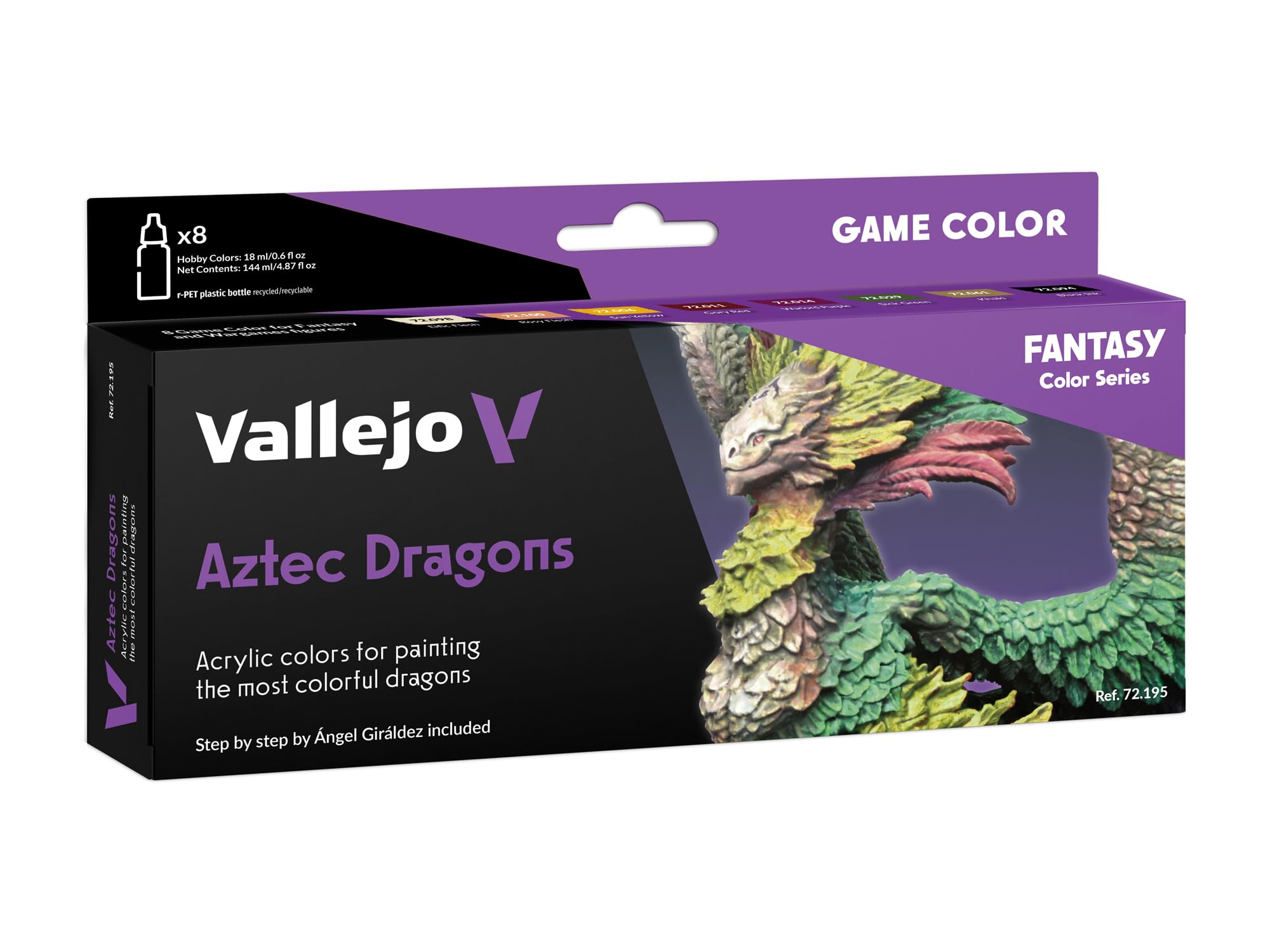 Vallejo AV Game Color Set - Aztec Dragons (x8)