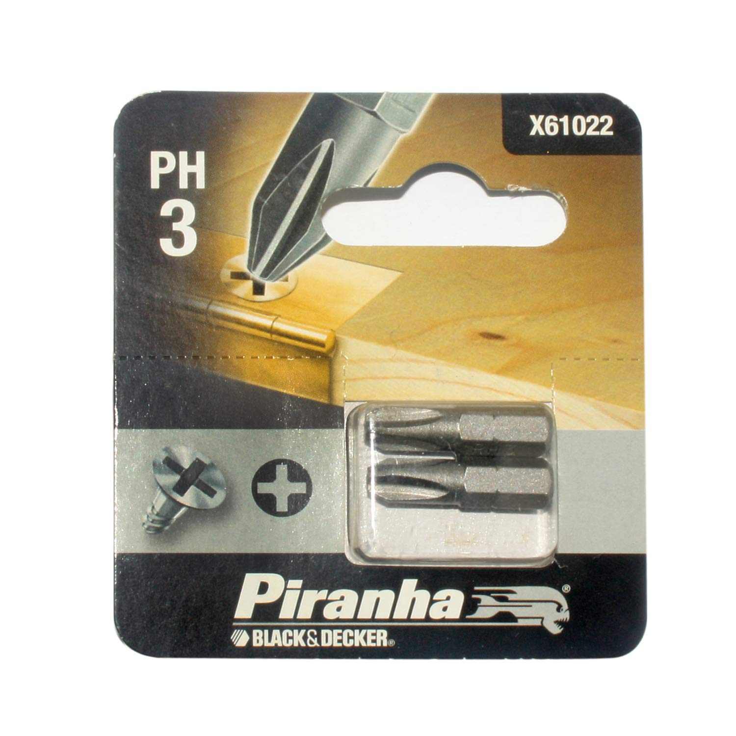 Piranha X61022-XJ PH3 25mm Bit Screwdriver (2 Pieces)