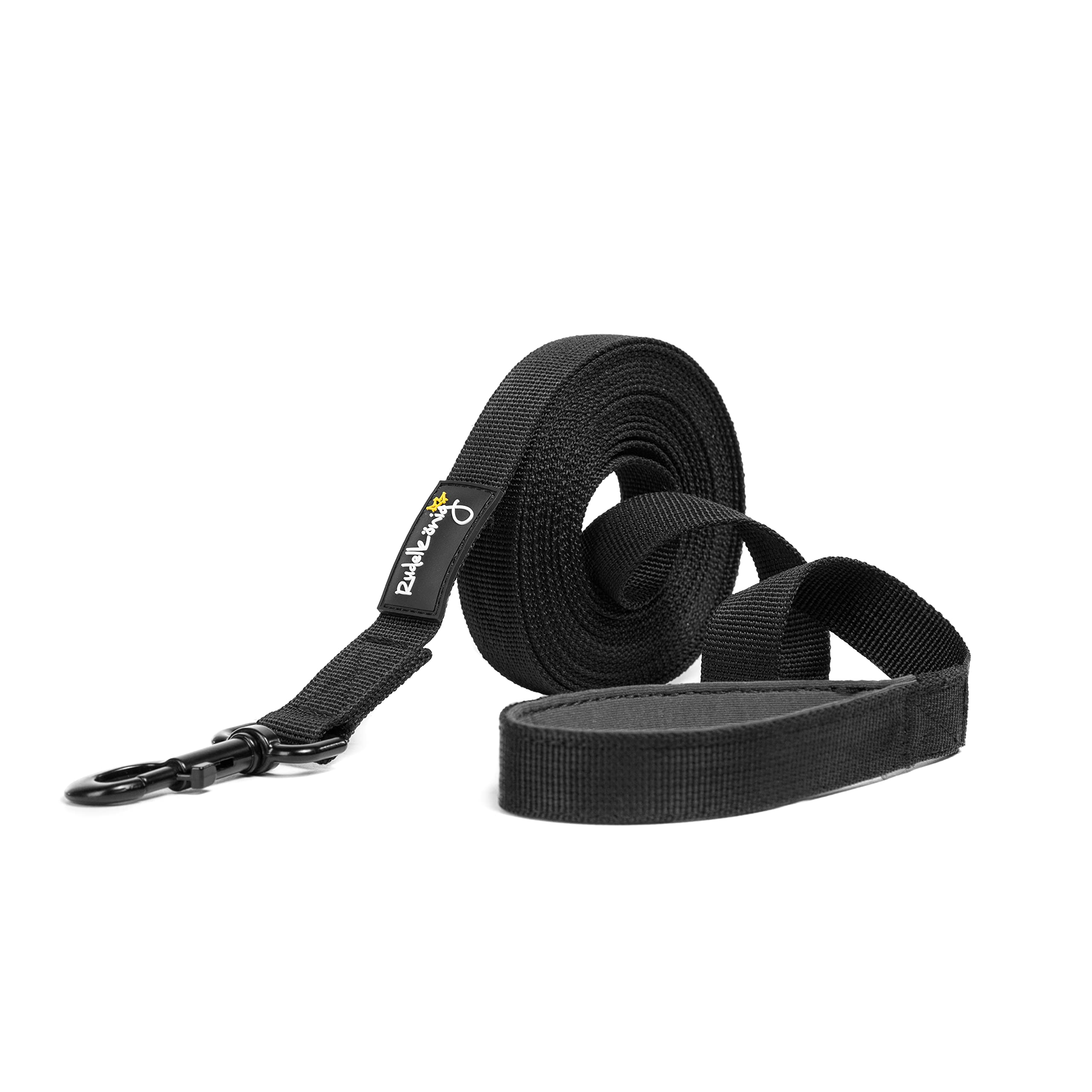 Rudelkönig tow leash with handle padding - 5m / 10m / 15m / 20m - Robust & weatherproof long line dog lead leash for successful dog training — image 1